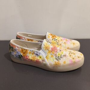 Keds Rifle Paper Co Slip On Sneakers Marguerite- Size 10 NWOB